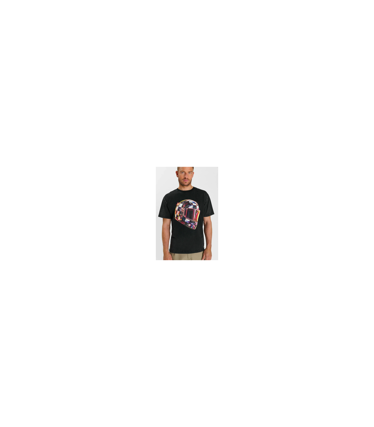 Tee shirt mc tps cerises 0001noir