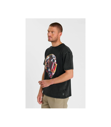 Tee shirt mc tps cerises 0001noir
