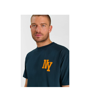 Tee shirt mc tps cerises 3015bleu