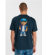 Tee shirt mc tps cerises 3015bleu