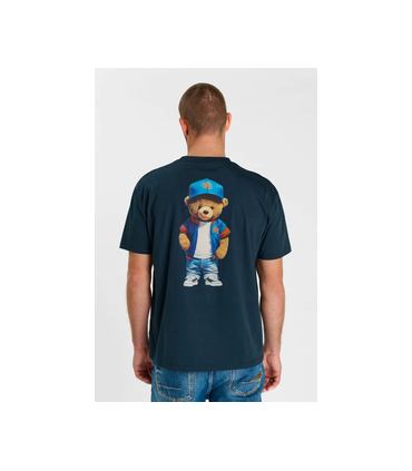 Tee shirt mc tps cerises 3015bleu