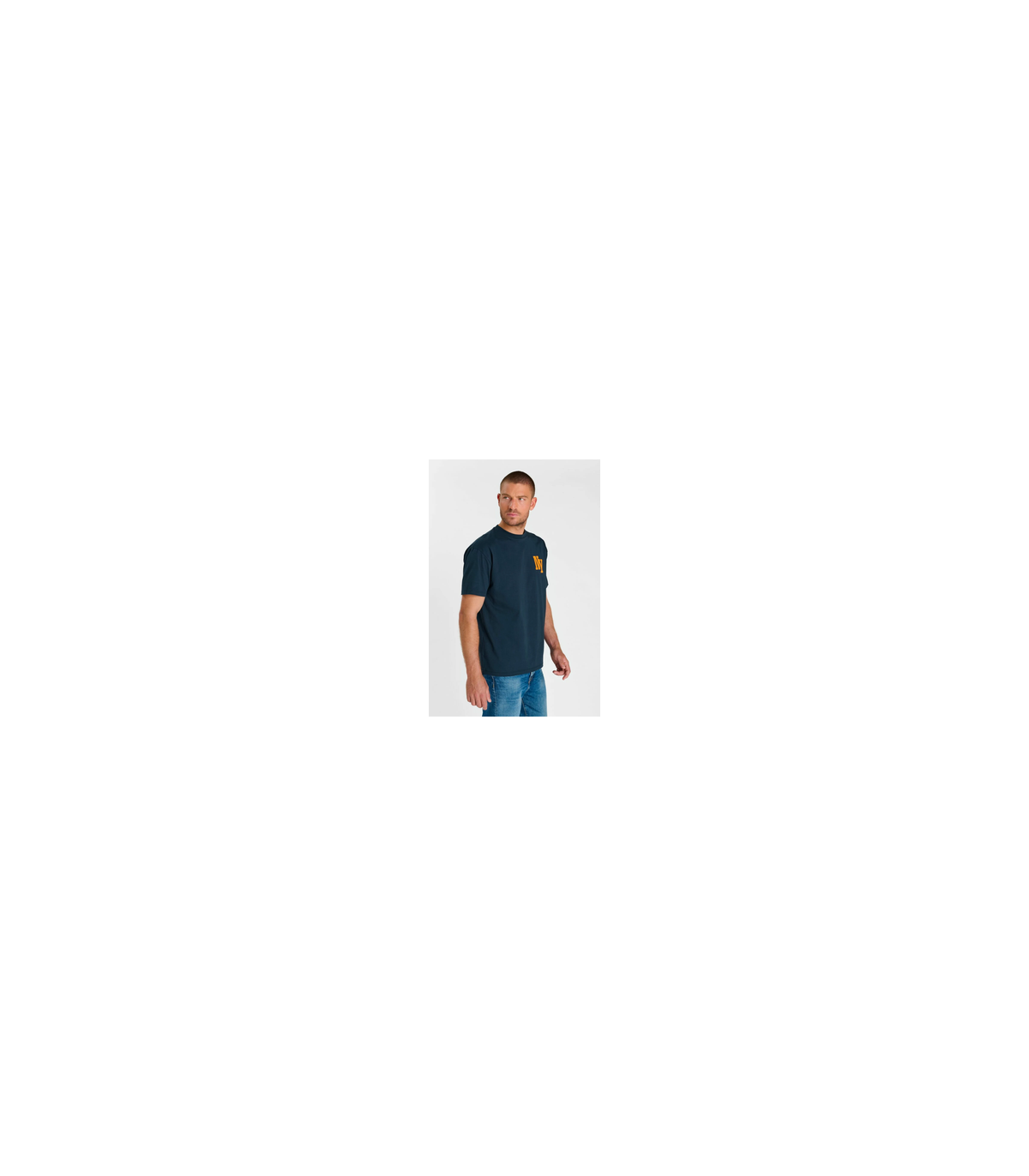 Tee shirt mc tps cerises 3015bleu