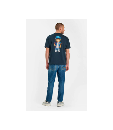 Tee shirt mc tps cerises 3015bleu