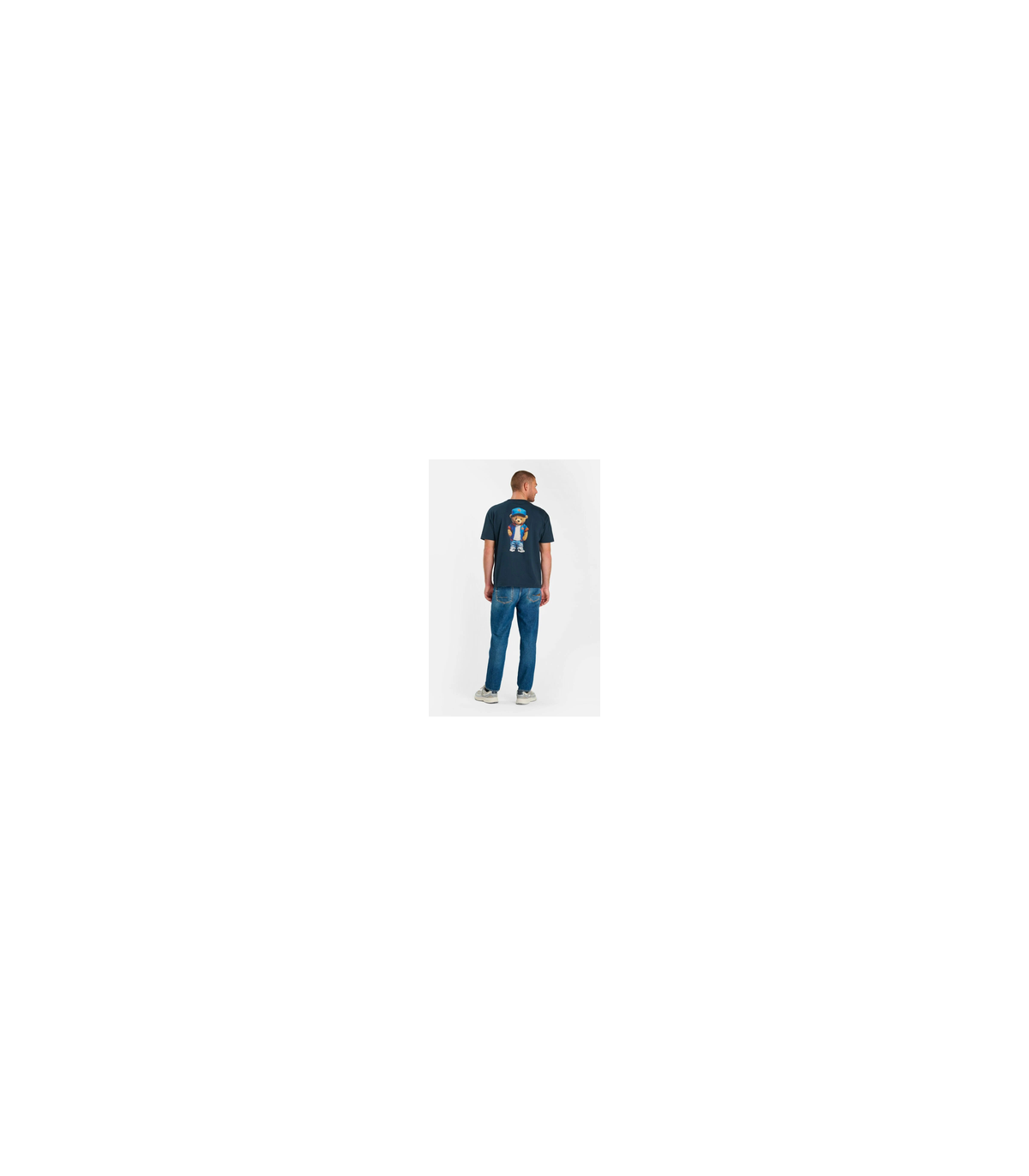 Tee shirt mc tps cerises 3015bleu