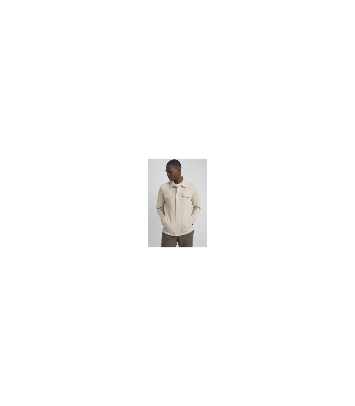 Surchemise benson & cherry beige