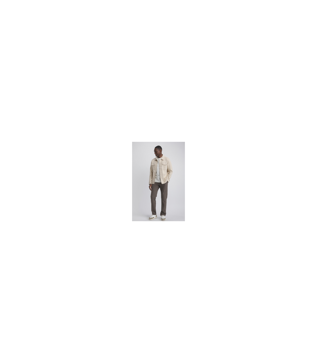 Surchemise benson & cherry beige
