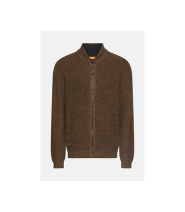 Gilet zippe camel 27choco