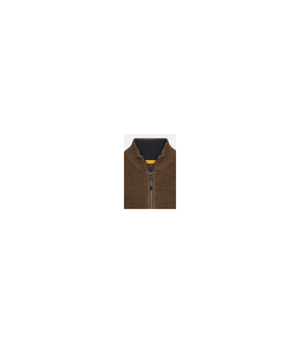 Gilet zippe camel 27choco