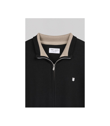 Gilet zippe teddy smith 133acharbon