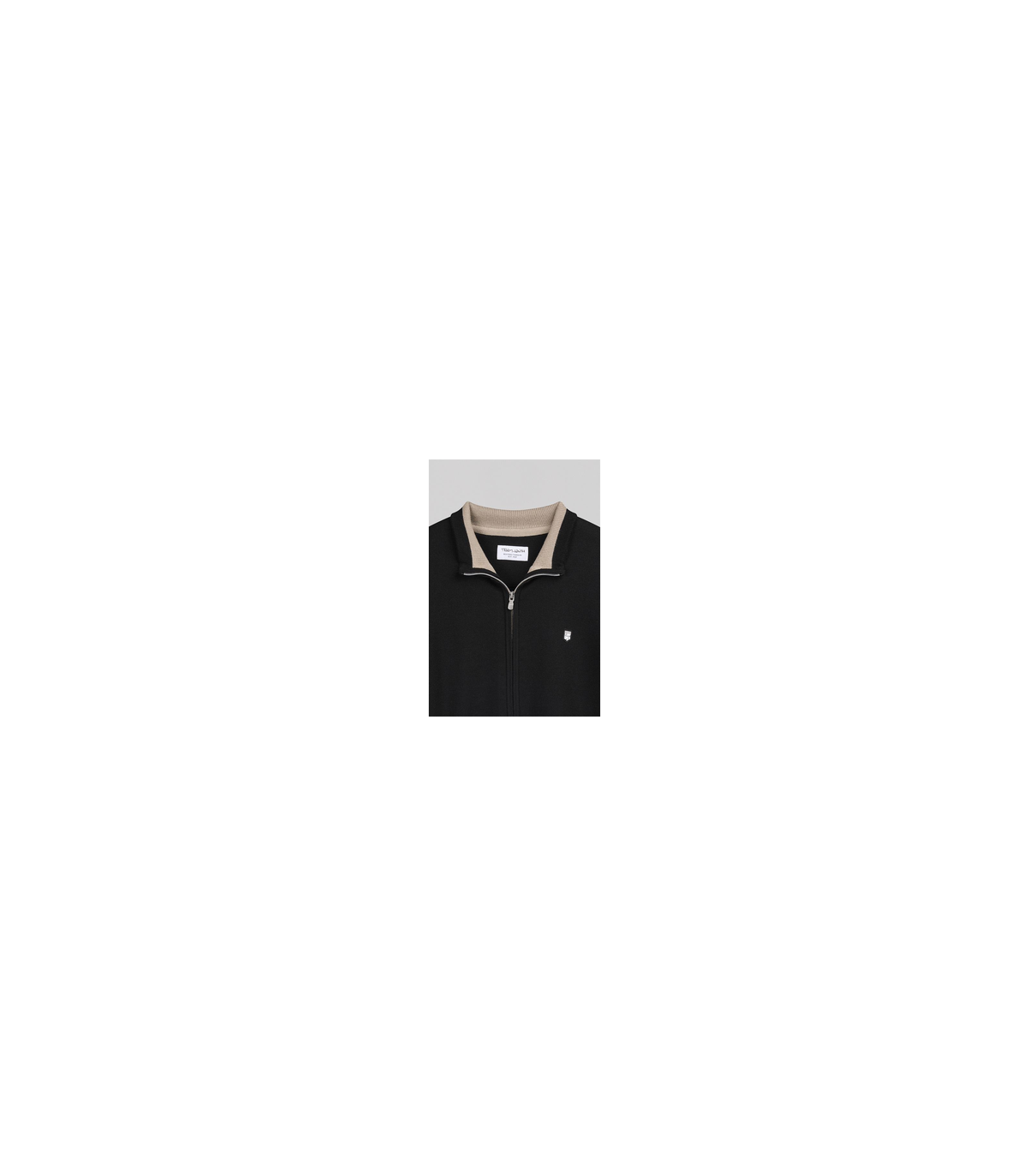 Gilet zippe teddy smith 133acharbon