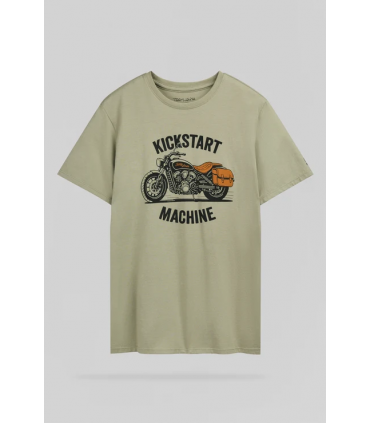 Tee shirt mc teddy smith 412dbleachkaki