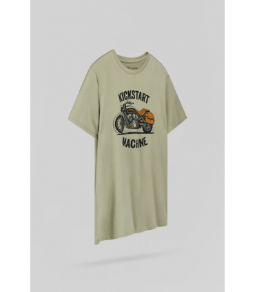Tee shirt mc teddy smith 412dbleachkaki