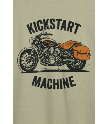Tee shirt mc teddy smith 412dbleachkaki