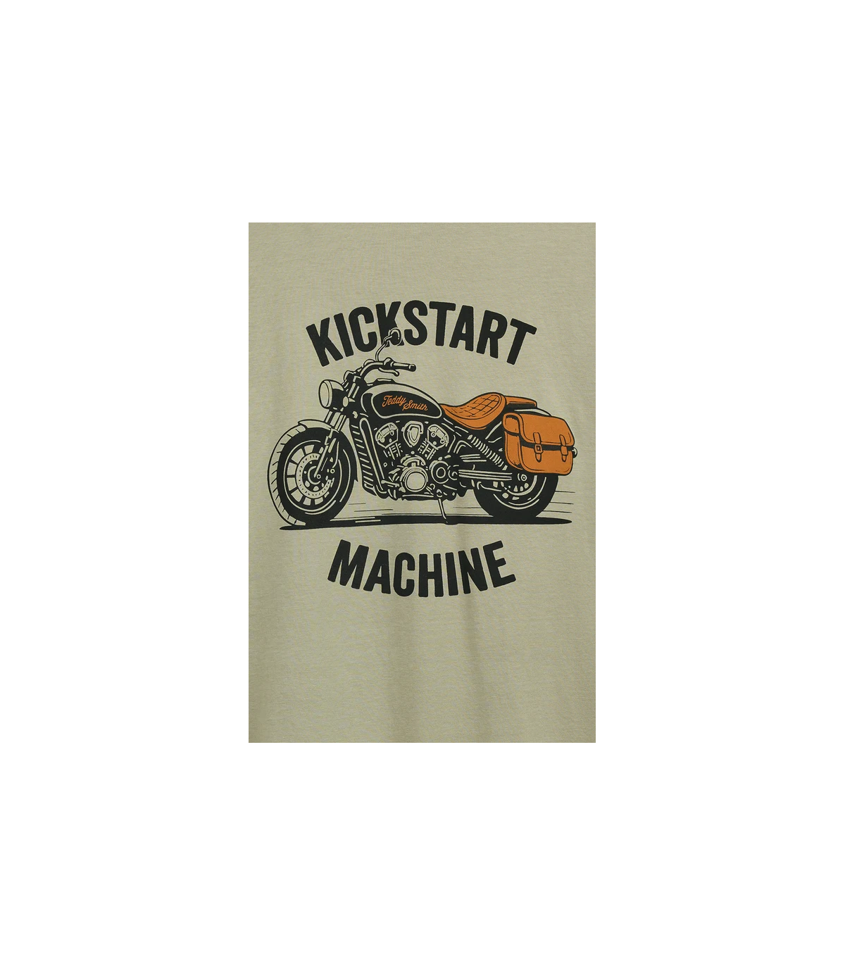 Tee shirt mc teddy smith 412dbleachkaki