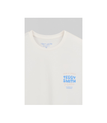 Tee shirt mc teddy smith 219middlewhite
