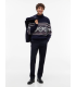 Pull col roule tommy menswear dw5desertsky