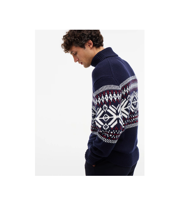 Pull col roule tommy menswear dw5desertsky