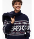Pull col roule tommy menswear dw5desertsky