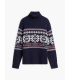 Pull col roule tommy menswear dw5desertsky
