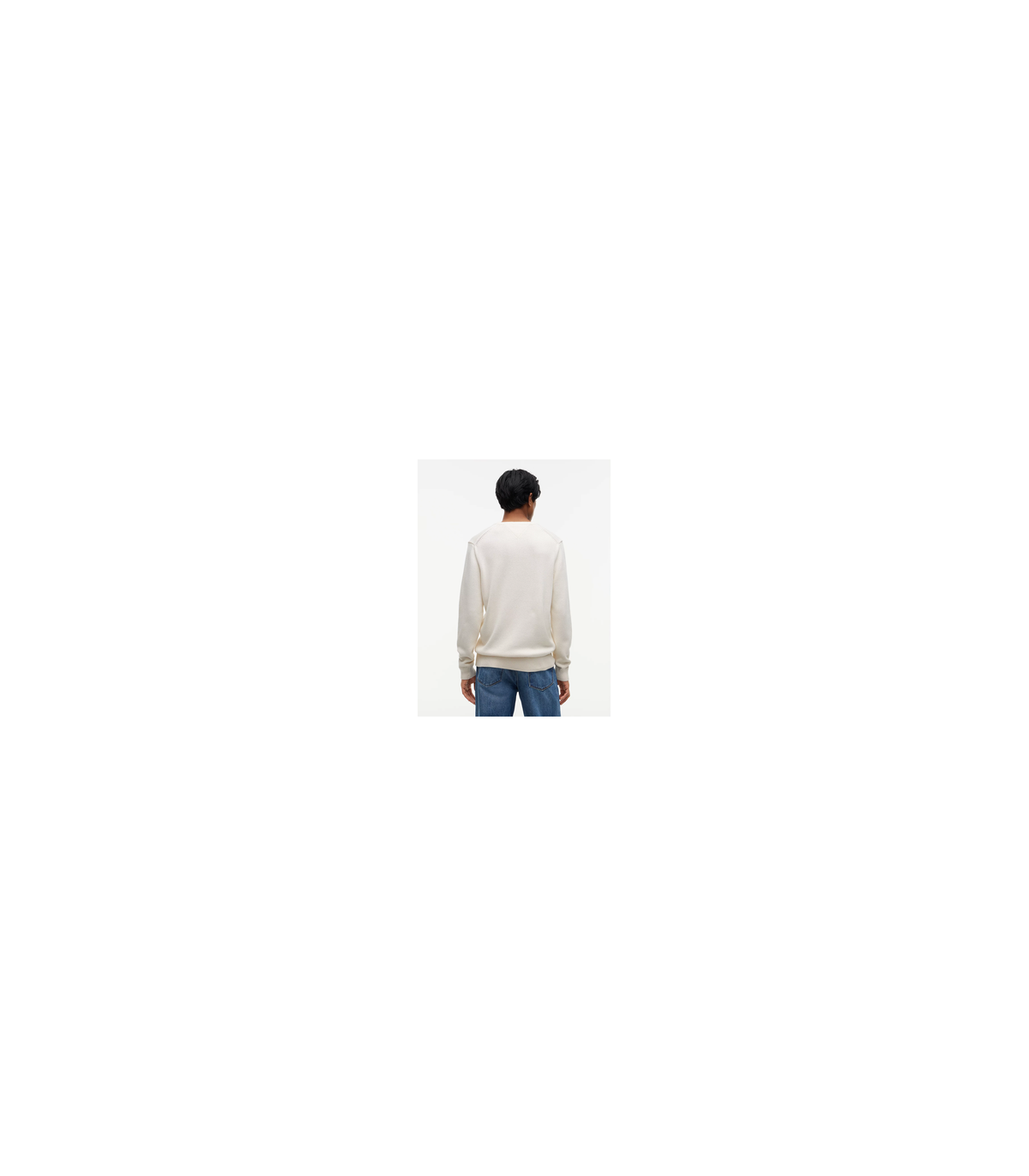 Sweat col rond tommy menswear z00ivory