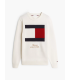 Sweat col rond tommy menswear z00ivory