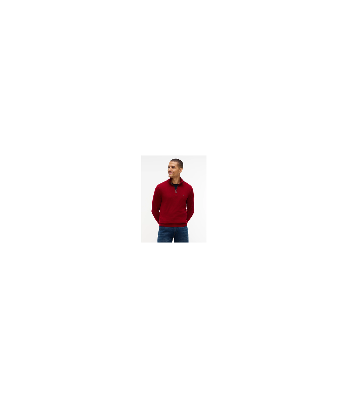 Pull col zippe tommy menswear xitred