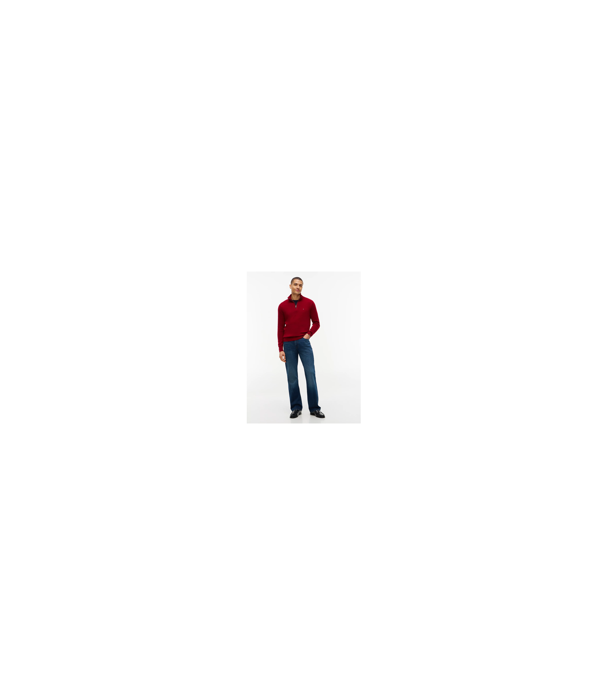 Pull col zippe tommy menswear xitred
