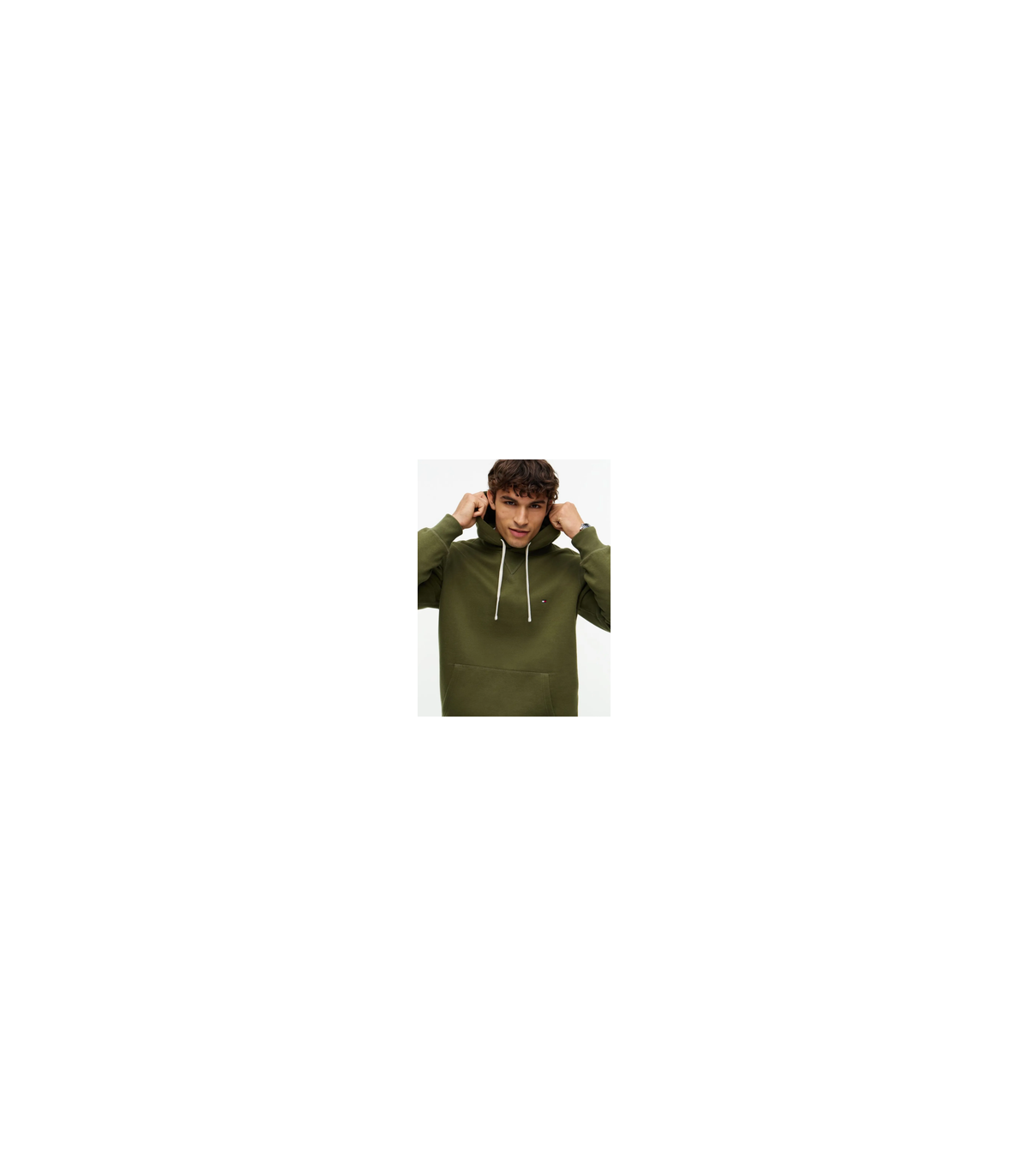 Sweat capuche tommy menswear mt1green