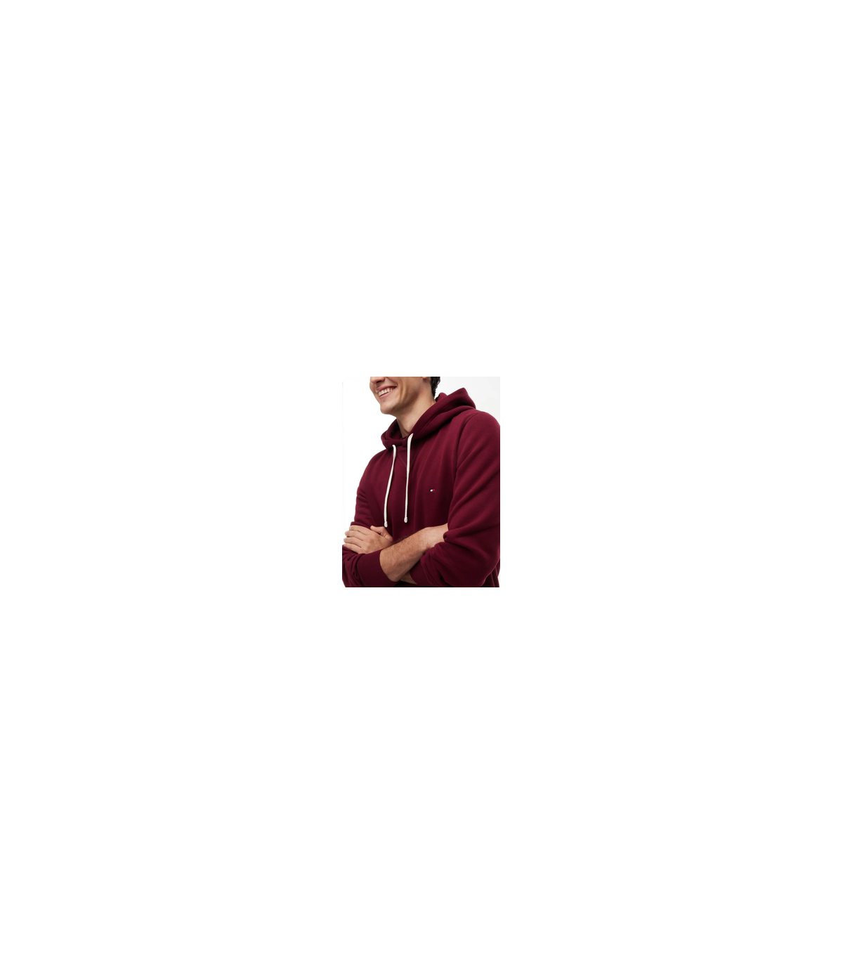 Sweat capuche tommy menswear vlpburgundy