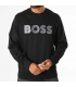 Sweat col rond boss black 001black