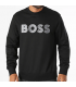 Sweat col rond boss black 001black