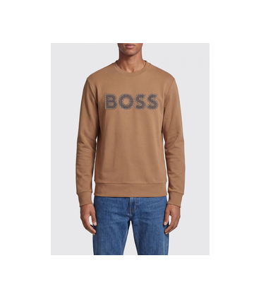 Sweat col rond boss black 260mediumbeige