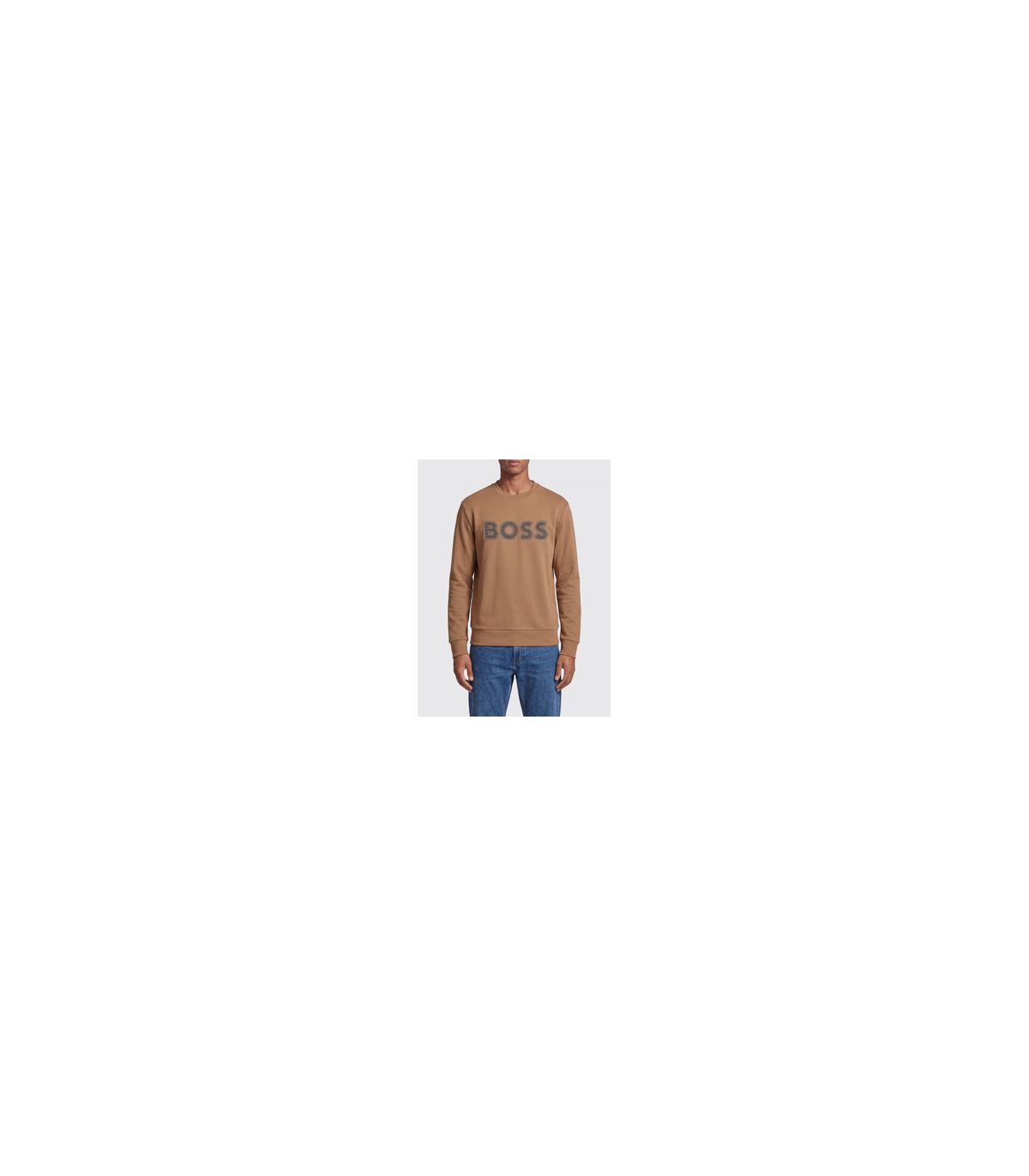 Sweat col rond boss black 260mediumbeige