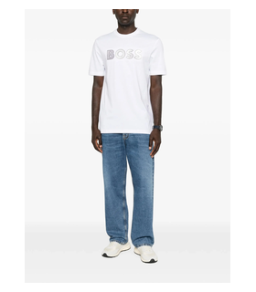 Tee shirt mc boss black 100white