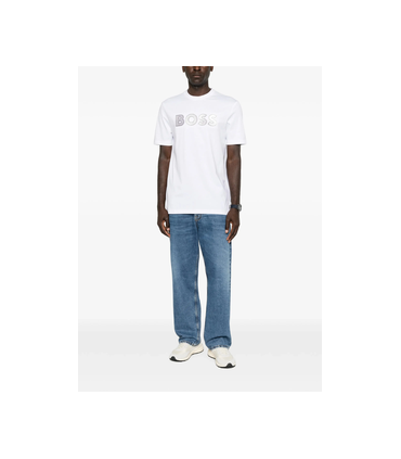 Tee shirt mc boss black 100white