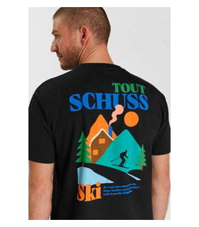 Tee shirt mc tps cerises 0001noir