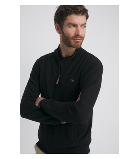 Gilet zippe benson & cherry noir