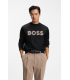 Sweat col rond boss black 001black